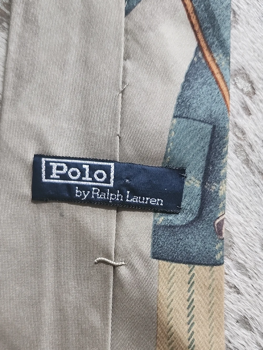 Vintage Polo Ralph Lauren Silk Golfer Tie